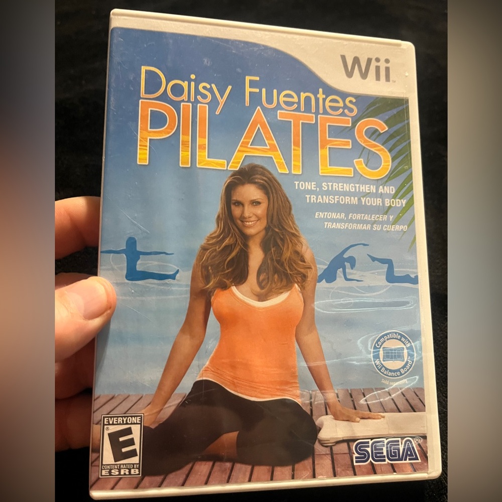 Wii Nintendo Wii Sega Daisy Fuentes Pilates Exercise Game